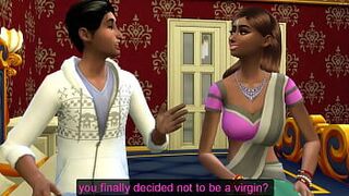 Indian step Brother And Sister She Decided It Was Time To Stop Being A Virgin And Have Sex For The First Time And Get A Creampie - porn video