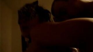 Super high brunette - porn video