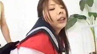 Sexy Japanese Chick hairy pussy - porn video