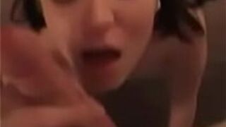 Hot nasty brunette horny babe blows - porn video