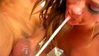 Babe does hard deepthroat sex - porn video