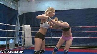 NudeFightClub presents Nataly Von vs Nikky Thorne - porn video