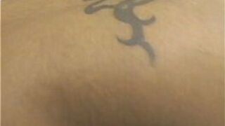 Hot black girl sucks off her boyfriend - porn video