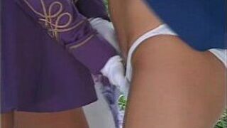 Two sexy brunette lesbian babes having - porn video