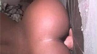 White Cum From Glory Hole - porn video
