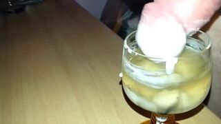 dip my dick in hot candle wax and cumshot - porn video